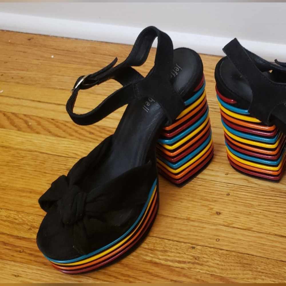 Jeffrey Campbell Colorful Platform Sandals